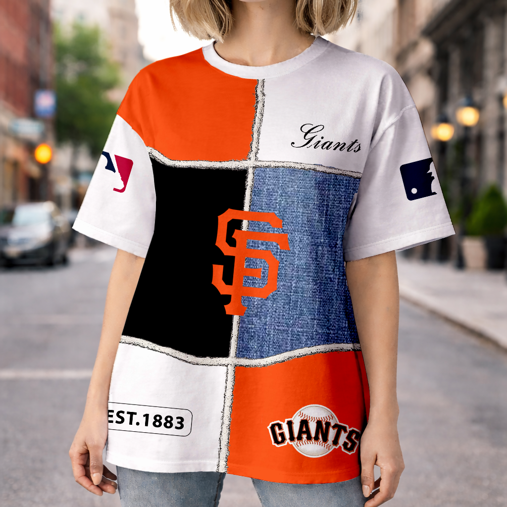 LIMITED EDITION - NEW CUSTOMIZED MLB06 SFG SAN FRANCISCO GIANTS UNISEX T-SHIRT, POLO, HOODIE & JACKETS