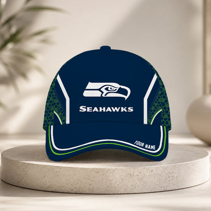VIRAL EDITION - NEW CUSTOMIZED NFL06 SSH SEATTLE SEAHAWKS CLASSIC CAP