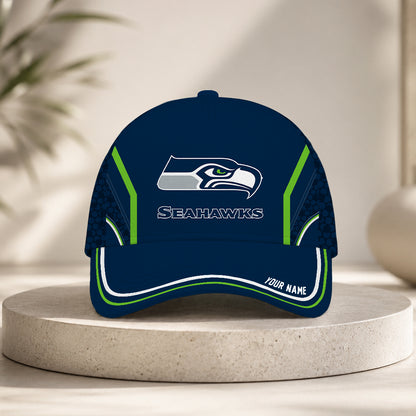 VIRAL EDITION - NEW CUSTOMIZED NFL06 SSH SEATTLE SEAHAWKS CLASSIC CAP