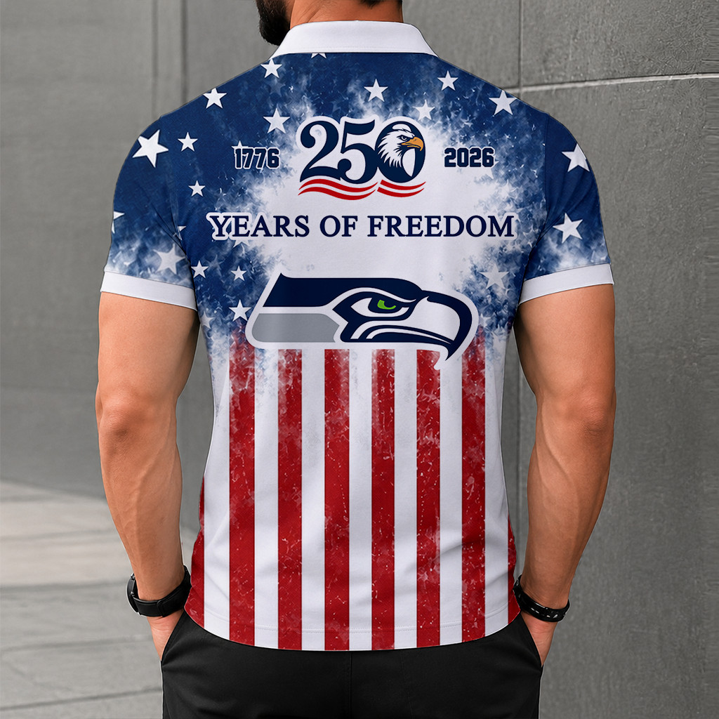 LIMITED EDITION - NEW CUSTOMIZED NFL06 SSH SEATTLE SEAHAWKS POLO SHIRT, ZIP POLO SHIRT & T-SHIRTS