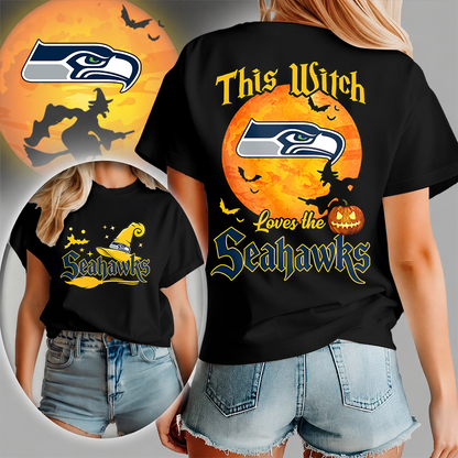 [SPECIAL OFFER] NEW CUSTOMIZED NFL06 SSH SEATTLE SEAHAWKS  HALLOWEEN T-SHIRT, HOODIE & ZIP HOODIE