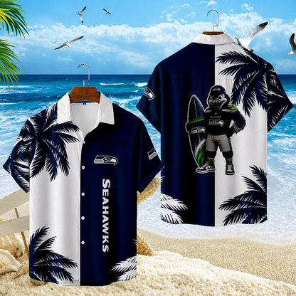 LIMITED EDITION - NEW CUSTOMIZED NFL06 SSH SEATTLE SEAHAWKS UNISEX HAWAIIAN SHIRT