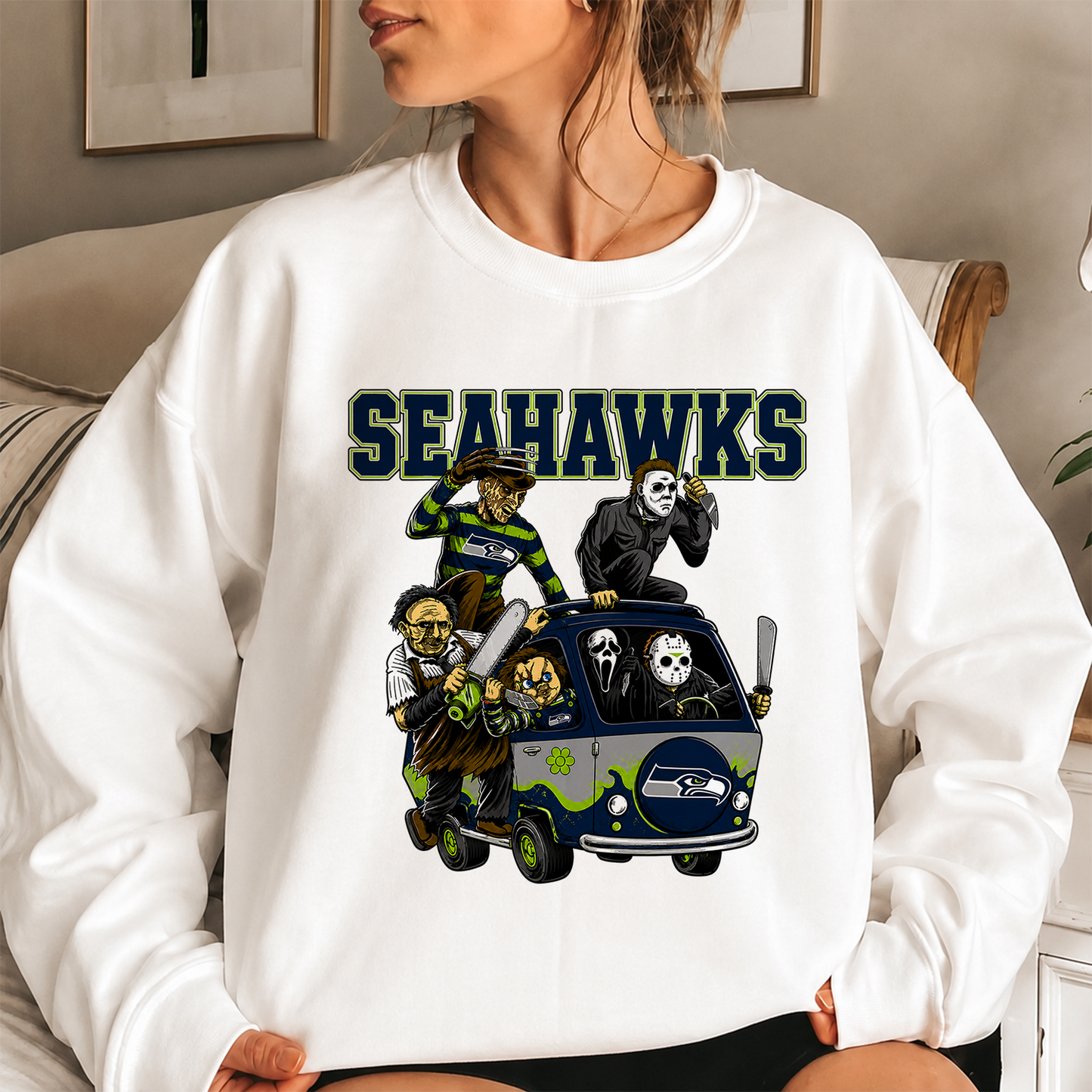[SPECIAL OFFER] NEW CUSTOMIZED NFL06 SSH SEATTLE SEAHAWKS UNISEX SWEATSHIRT