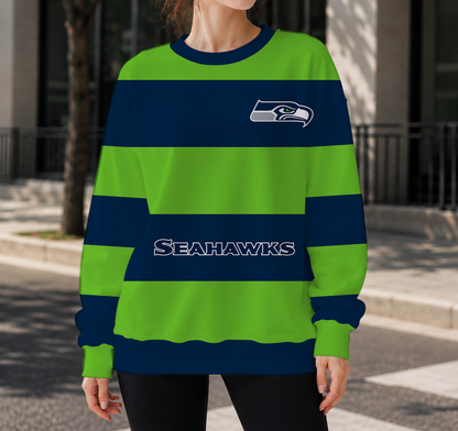 LIMITED EDITION - NEW CUSTOMIZED NFL06 SSH SEATTLE SEAHAWKS UNISEX SWEATSHIRT