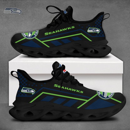 SPECIAL EDITION - NEW CUSTOMIZED NFL06 SSH SEATTLE SEAHAWKS MAX SOUL SHOES