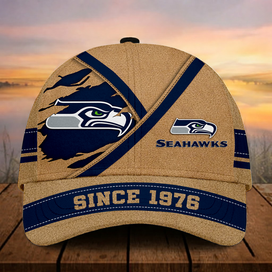 LIMITED EDITION - NEW CUSTOMIZED NFL06 SSH SEATTLE SEAHAWKS CLASSIC CAP