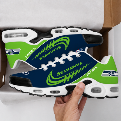 LIMITED EDITION - NEW CUSTOMIZED NFL06 SSH SEATTLE SEAHAWKS AIR MAX PLUS SNEAKERS