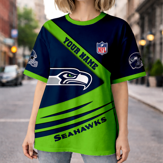 LIMITED EDITION - NEW CUSTOMIZED NFL06 SSH SEATTLE SEAHAWKS UNISEX T-SHIRT, POLO, HOODIE & JACKETS