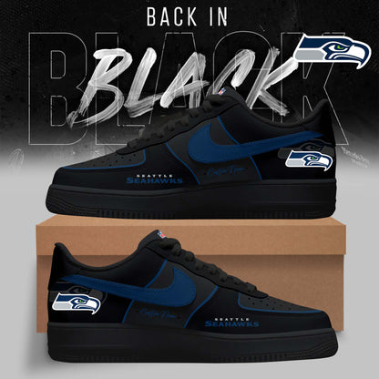 LIMITED EDITION - NEW CUSTOMIZED NFL06 SSH SEATTLE SEAHAWKS AF1 SNEAKERS