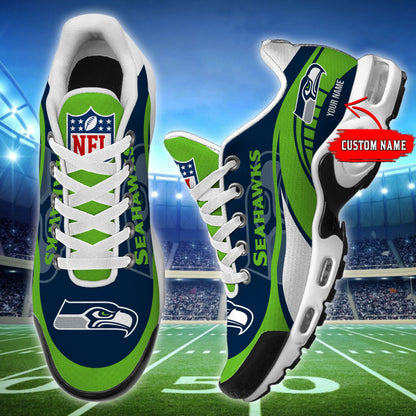 LIMITED EDITION - NEW CUSTOMIZED NFL06 SSH SEATTLE SEAHAWKS AIR MAX PLUS SNEAKERS