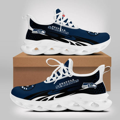 LIMITED EDITION - NEW CUSTOMIZED NFL06 SSH SEATTLE SEAHAWKS UNISEX MAX SOUL SHOES