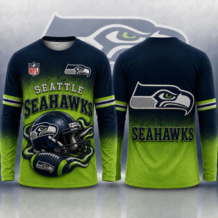 LIMITED EDITION - NEW CUSTOMIZED NFL06 SEATTLE SEAHAWKS T-SHIRTS, POLO, SWEASHIRTS, V-NECK T-SHIRT, HOODIE & ZIP HOODIE