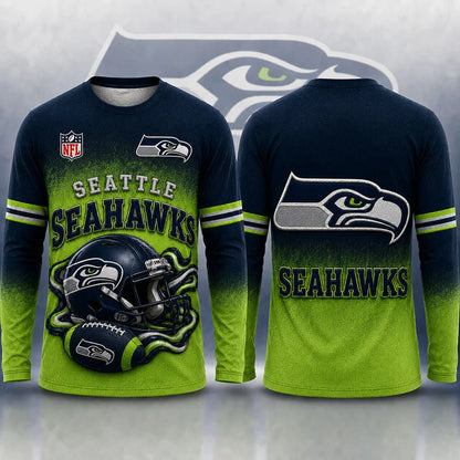 LIMITED EDITION - NEW CUSTOMIZED NFL06 SEATTLE SEAHAWKS T-SHIRTS, POLO, SWEASHIRTS, V-NECK T-SHIRT, HOODIE & ZIP HOODIE