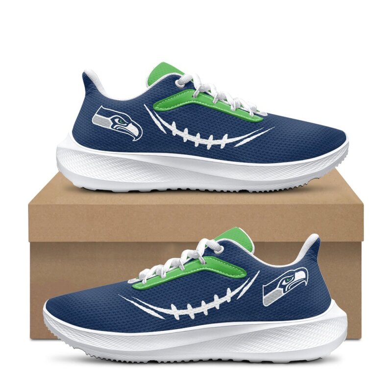[SPECIAL OFFER] NEW CUSTOMIZED NFL06 SSH SEATTLE SEAHAWKS ROAD RUNNING SHOES