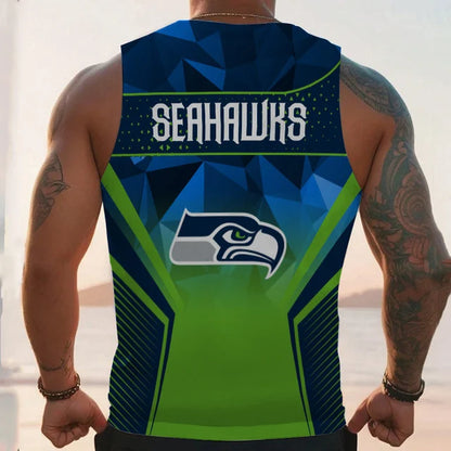 LIMITED EDITION - NEW CUSTOMIZED NFL06 SE SEAHAWKS UNISEX TANK TOP