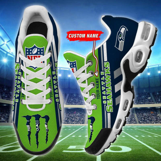 LIMITED EDITION - NEW CUSTOMIZED NFL06 SSH SEATTLE SEAHAWKS AIR MAX PLUS SNEAKERS