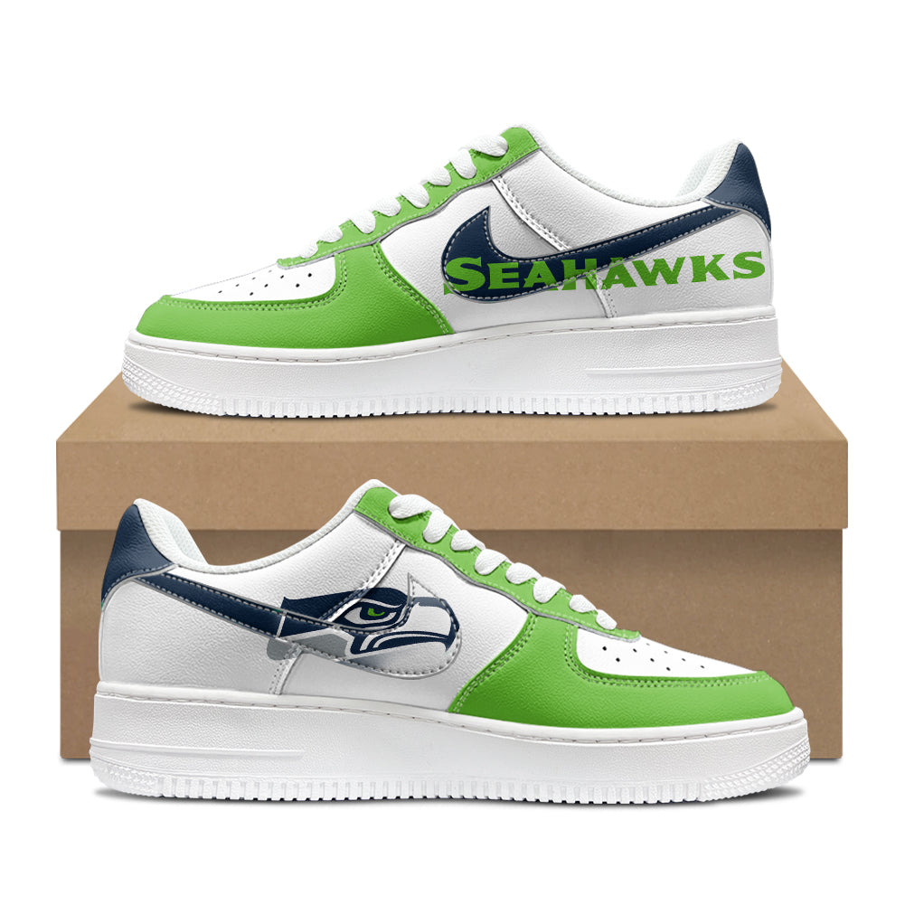 [SPECIAL OFFER] NEW CUSTOMIZED NFL06 SSH SEATTLE SEAHAWKS AF1 SHOES