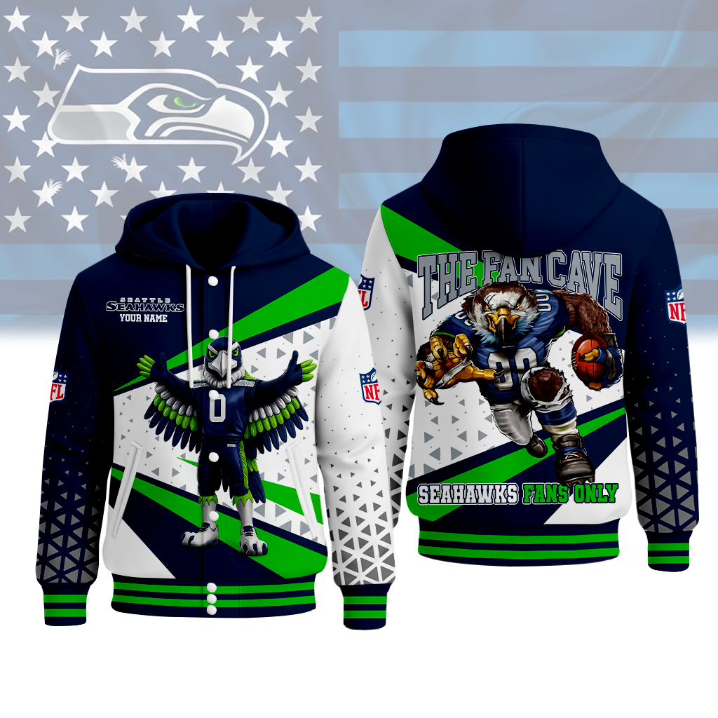 LIMITED EDITION - NEW CUSTOMIZED NFL06 SSH SEATTLE SEAHAWKS UNISEX T-SHIRT, POLO, HOODIE & JACKETS