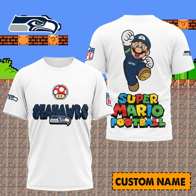 LIMITED EDITION - NEW CUSTOMIZED NFL06 SE SEAHAWKS UNISEX T-SHIRT, SWEATSHIRT, HOODIE & ZIP HOODIE