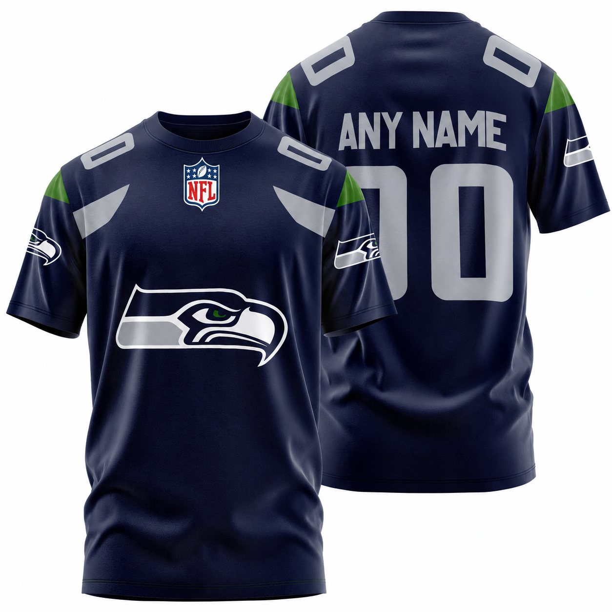 LIMITED EDITION - NEW CUSTOMIZED NFL06 SSH SEATTLE SEAHAWKS T-SHIRT, POLO SHIRT, ZIP POLO SHIRT, SWEATSHIRT, HOODIE & ZIP HOODIE