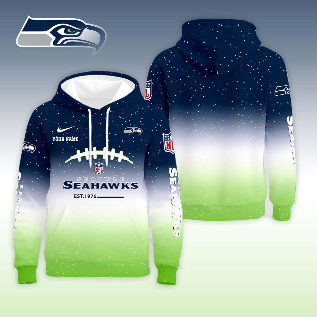 LIMITED EDITION - NEW CUSTOMIZED NFL06 SSH SEATTLE SEAHAWKS UNISEX T-SHIRT, POLO, HOODIE & JACKETS