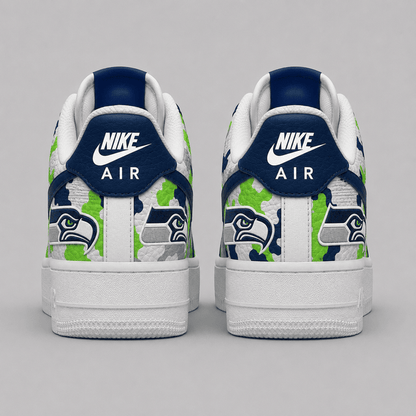 [SPECIAL OFFER] NEW CUSTOMIZED NFL06 SSH SEATTLE SEAHAWKS AF1 SHOES
