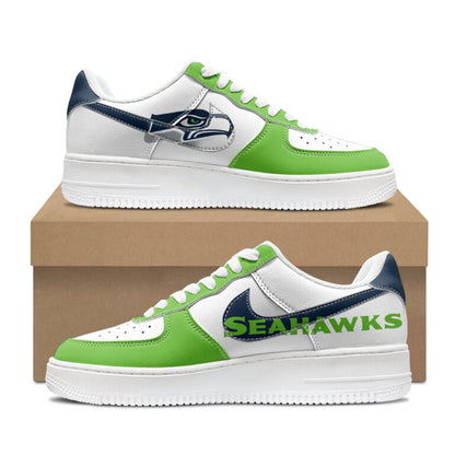[SPECIAL OFFER] NEW CUSTOMIZED NFL06 SSH SEATTLE SEAHAWKS AF1 SHOES