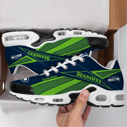 LIMITED EDITION - NEW CUSTOMIZED NFL06 SSH SEATTLE SEAHAWKS AIR MAX PLUS SNEAKERS