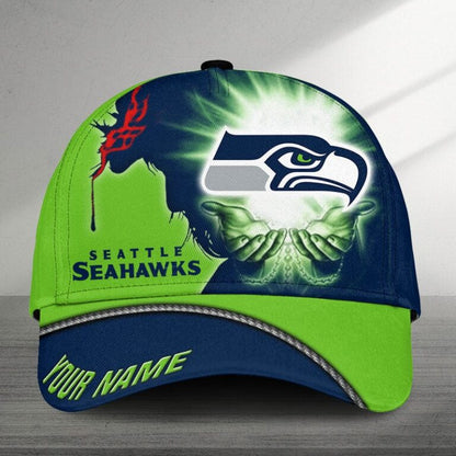 LIMITED EDITION - NEW CUSTOMIZED NFL06 SSH SEATTLE SEAHAWKS CLASSIC CAP