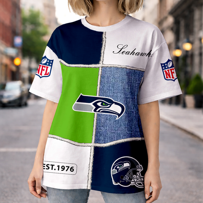 LIMITED EDITION - NEW CUSTOMIZED NFL06 SSH SEATTLE SEAHAWKS UNISEX T-SHIRT, POLO, HOODIE & JACKETS