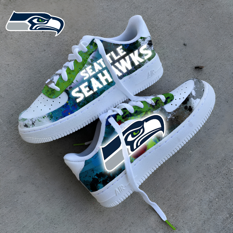 [SPECIAL OFFER] NEW CUSTOMIZED NFL06 SSH SEATTLE SEAHAWKS AF1 SNEAKERS