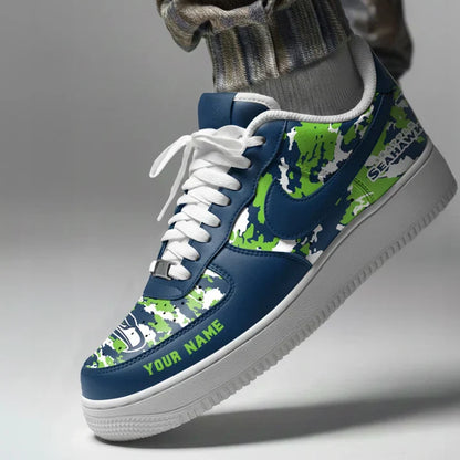 [SPECIAL OFFER] NEW CUSTOMIZED NFL06 SSH SEATTLE SEAHAWKS AF1 SNEAKERS