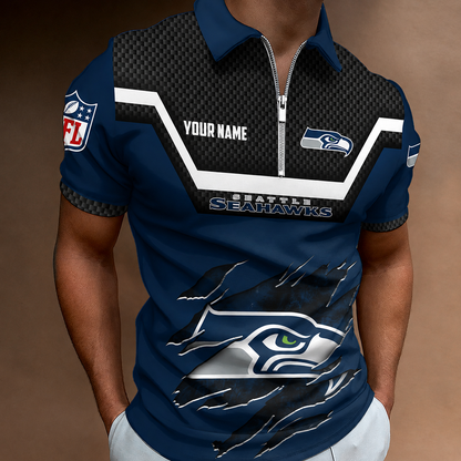 LIMITED EDITION - NEW CUSTOMIZED NFL06 SSH SEATTLE SEAHAWKS T-SHIRT, POLO SHIRT, ZIP POLO SHIRT, SWEATSHIRT, HOODIE & ZIP HOODIE