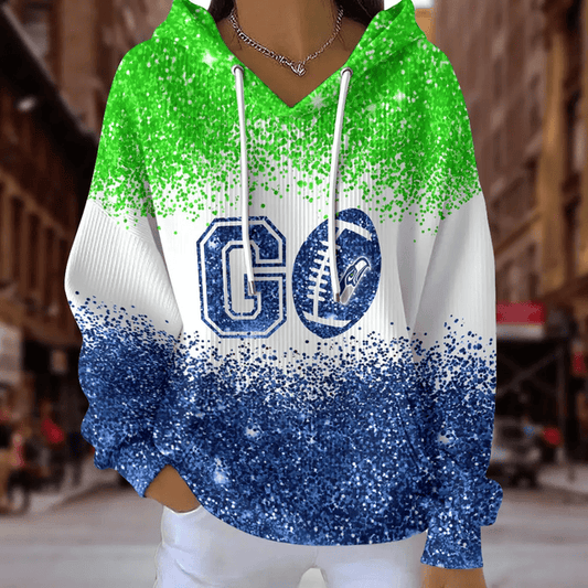[SPECIAL OFFER] NEW CUSTOMIZED NFL06 SSH SEATTLE SEAHAWKS RIBBED HOODIE & SWEATSHIRT