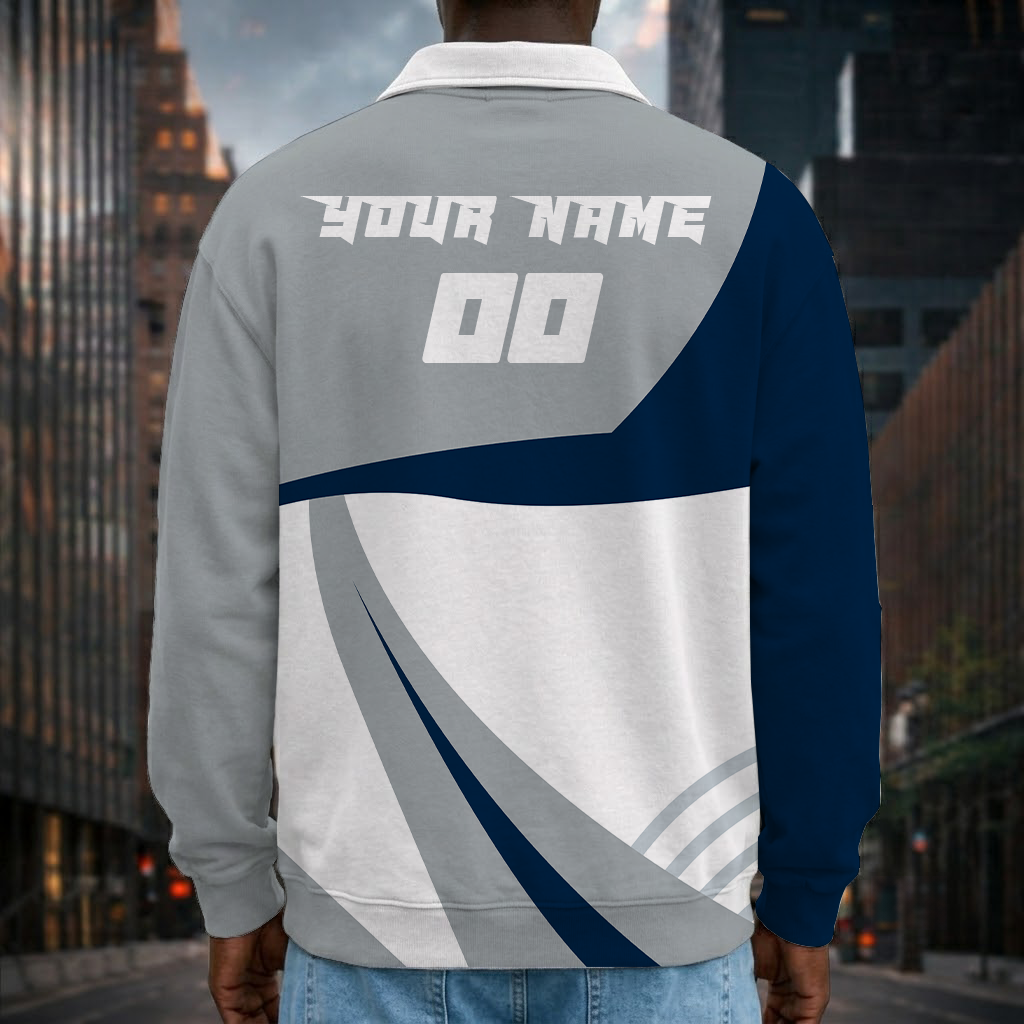 [SPECIAL OFFER] NEW CUSTOMIZED NFL06 SSH SEATTLE SEAHAWKS LONG SLEEVE POLO SHIRT