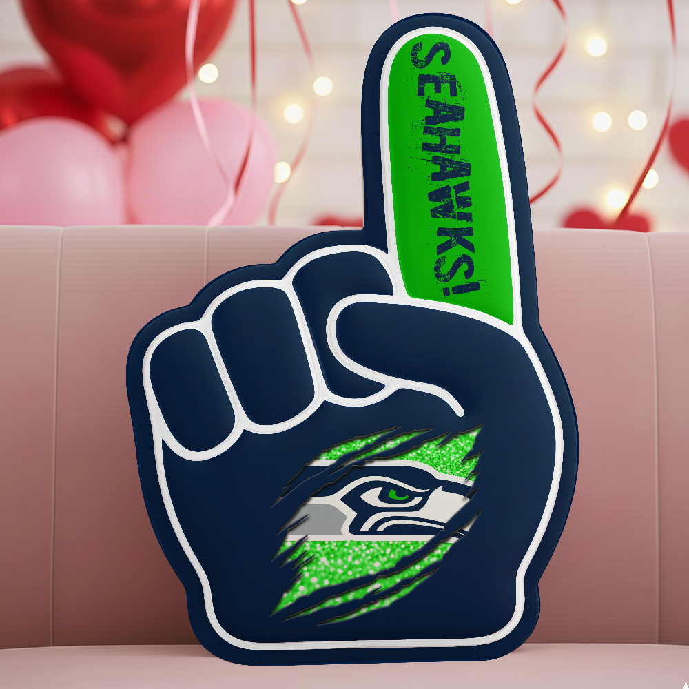 LIMITED EDITION - NEW CUSTOMIZED NFL06 SSH SEATTLE SEAHAWKS 3D BODY PILLOW
