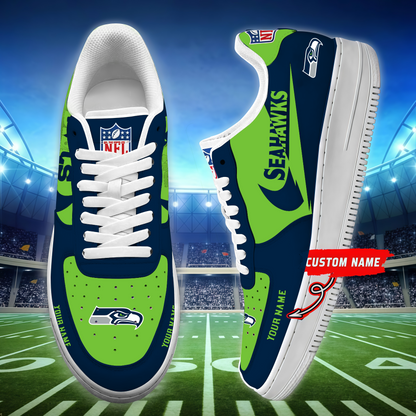 [SPECIAL OFFER] NEW CUSTOMIZED NFL06 SSH SEATTLE SEAHAWKS AF1 SNEAKERS