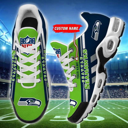 LIMITED EDITION - NEW CUSTOMIZED NFL06 SSH SEATTLE SEAHAWKS AIR MAX PLUS SNEAKERS