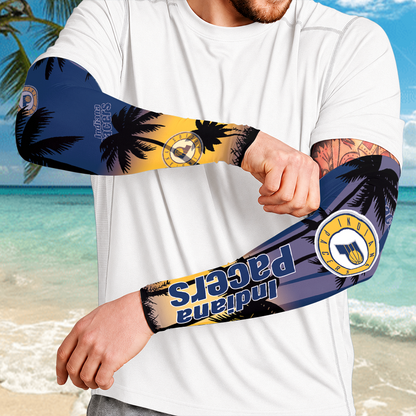 [HOT DEAL] NEW CUSTOMIZED NBA06 IPA INDIANA PACERS SUN ARM SLEEVES