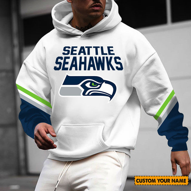 ELITE EDITION - NEW CUSTOMIZED NFL06 SSH SEATTLE SEAHAWKS HOODIE, ZIP HOODIE, POLO SHIRT, ZIP POLO SHIRT, T-SHIRT & SWEATSHIRT