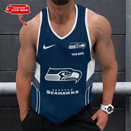 [SPECIAL OFFER] NEW CUSTOMIZED NFL06 SSH SEATTLE SEAHAWKS UNISEX TANK TOP