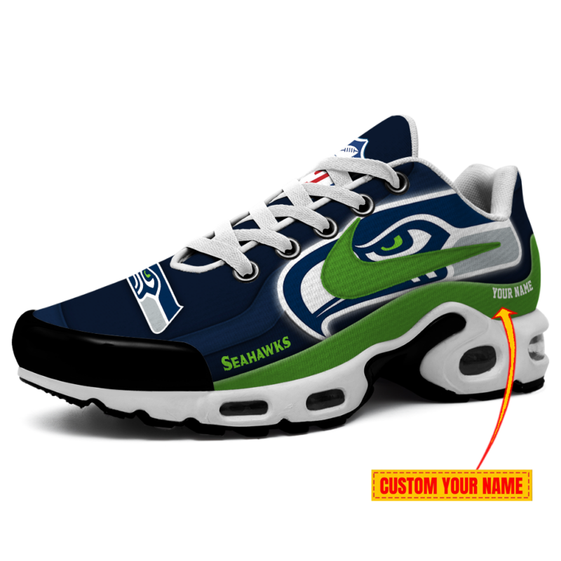 LIMITED EDITION - NEW CUSTOMIZED NFL06 SSH SEATTLE SEAHAWKS AIR MAX PLUS SNEAKERS