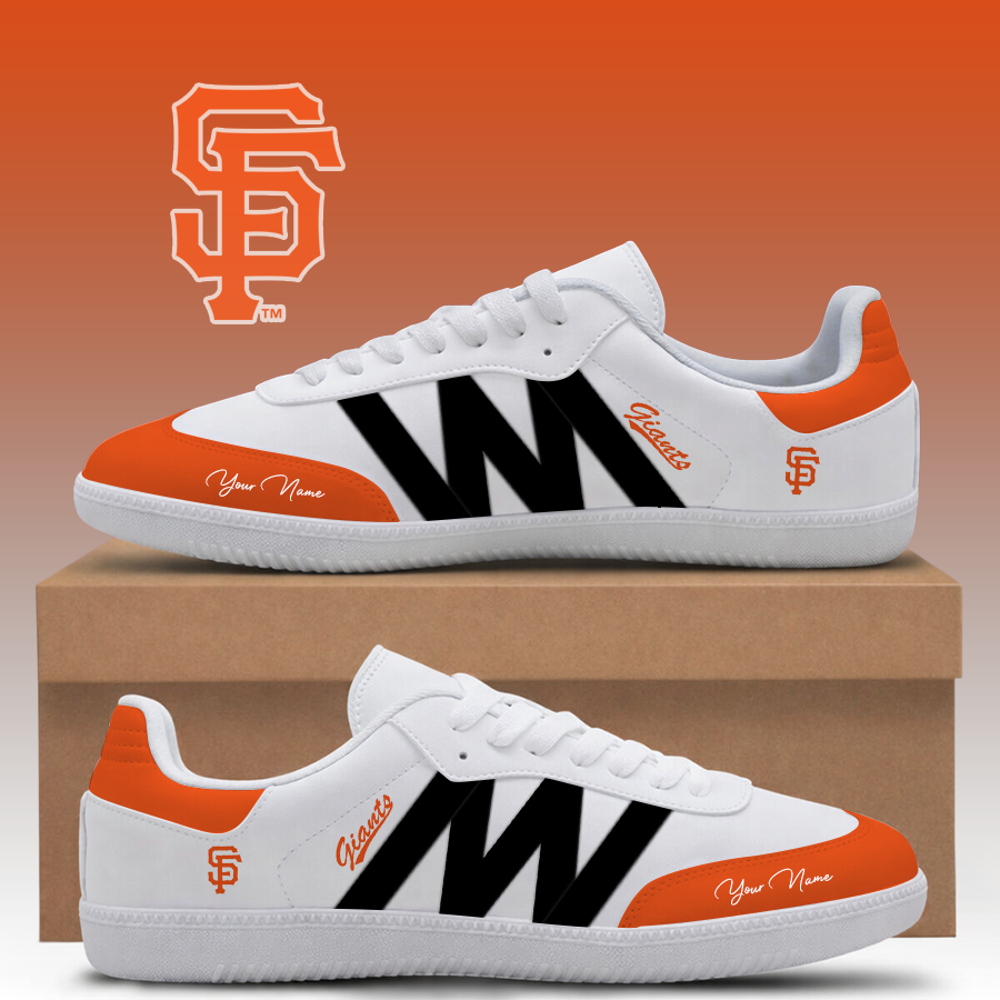 [FLASH SALE] NEW CUSTOMIZED MLB06 SFG SAN FRANCISCO GIANTS CLASSIC SNEAKERS