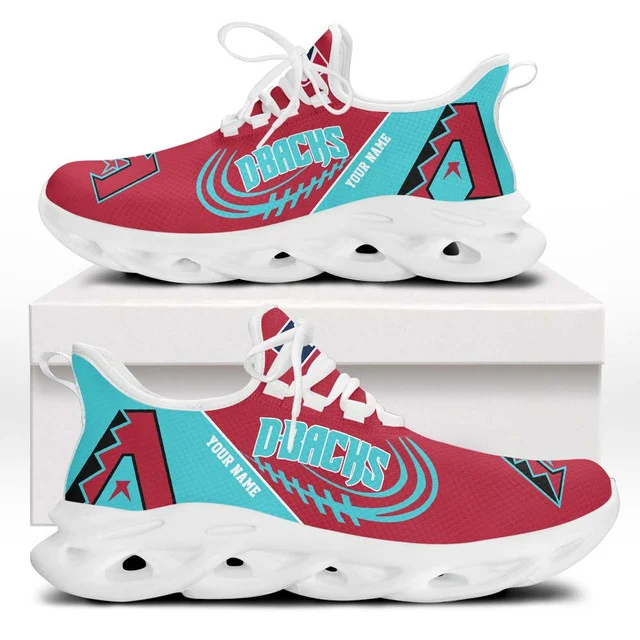 LIMITED EDITION - NEW CUSTOMIZED MLB07 ADS ARIZONA DIAMONDBACKS PREMIUM CLUNKY SNEAKERS