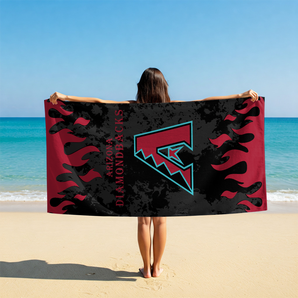 LIMITED EDITION - NEW CUSTOMIZED MLB07 ADS ARIZONA DIAMONDBACKS BEACH TOWEL FOR FAN