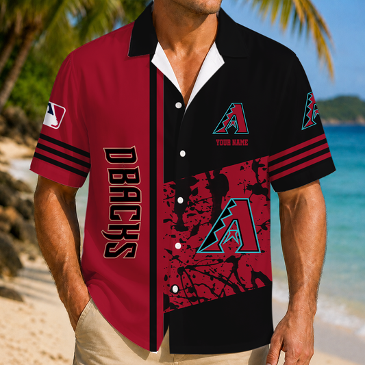 LIMITED EDITION - NEW CUSTOMIZED MLB07 ADS ARIZONA DIAMONDBACKS UNISEX HAWAIIAN SHIRT