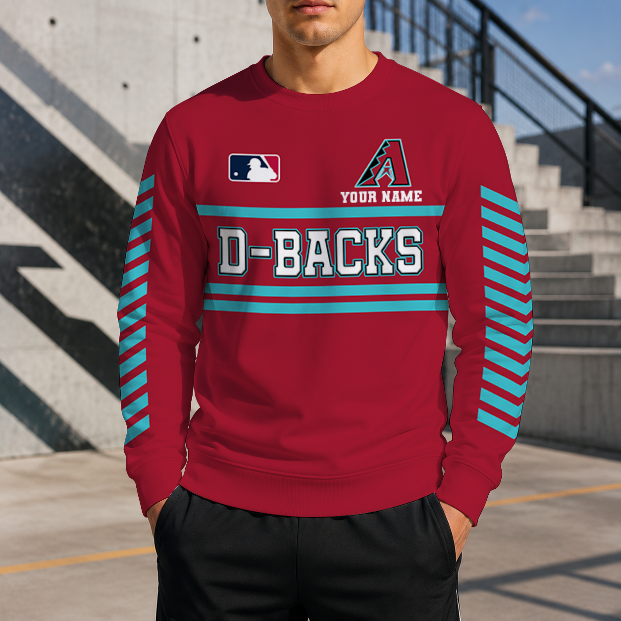 VIRAL EDITION - NEW CUSTOMIZED MLB07 ADS ARIZONA DIAMONDBACKS UNISEX SWEATSHIRT