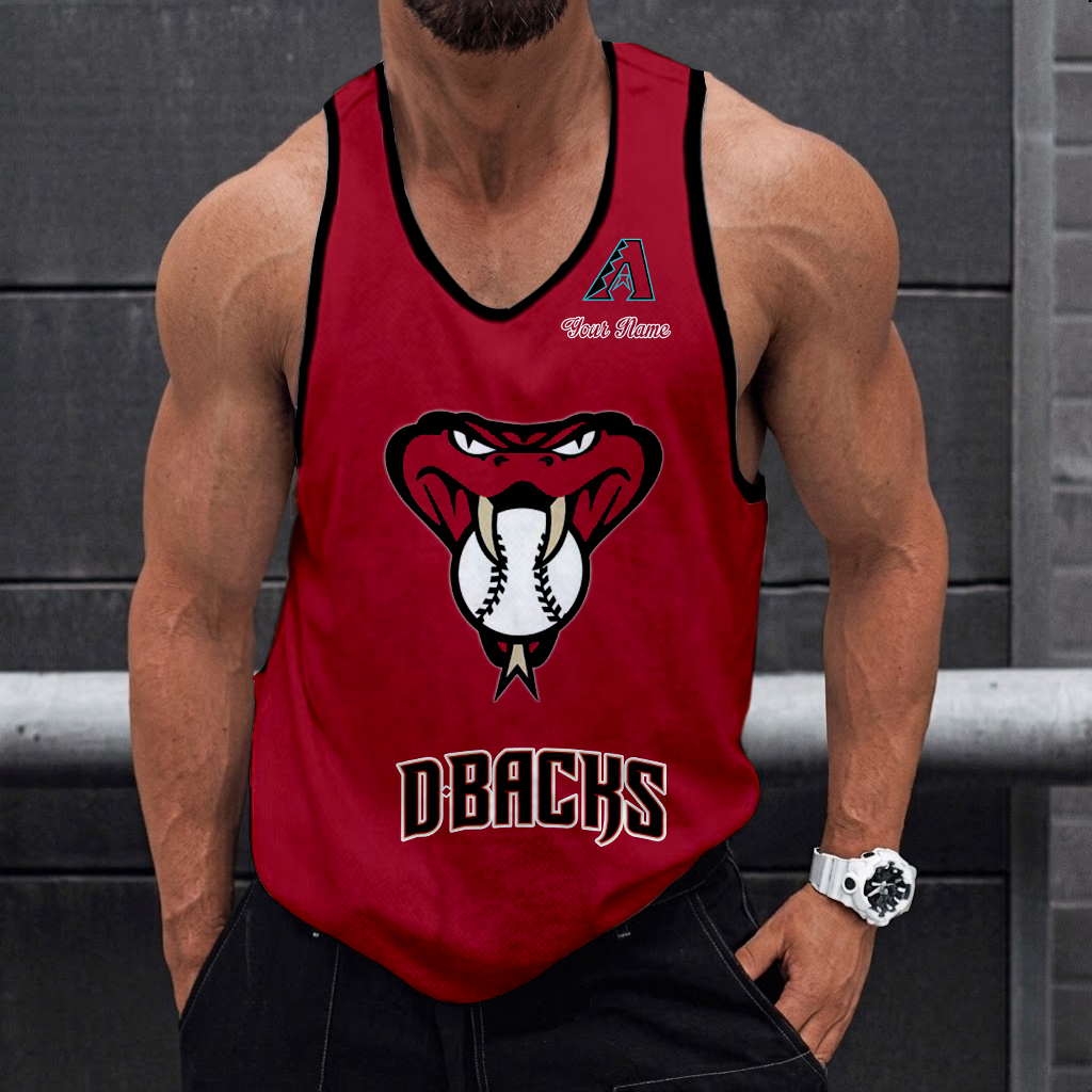 LIMITED EDITION - NEW CUSTOMIZED MLB07 ARIZONA DIAMONDBACKS UNISEX TANK TOP