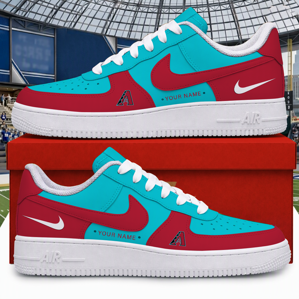 [FLASH SALE] NEW CUSTOMIZED MLB07 ADS ARIZONA DIAMONDBACKS AF1 SHOES