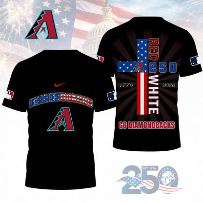 LIMITED EDITION - NEW CUSTOMIZED MLB07 ADS ARIZONA DIAMONDBACKS T-SHIRT, POLO SHIRT, ZIP POLO SHIRT, SWEATSHIRT, HOODIE & ZIP HOODIE
